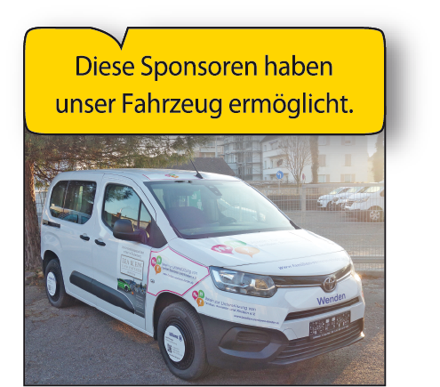 Sponsoren für unser Fahrzeug